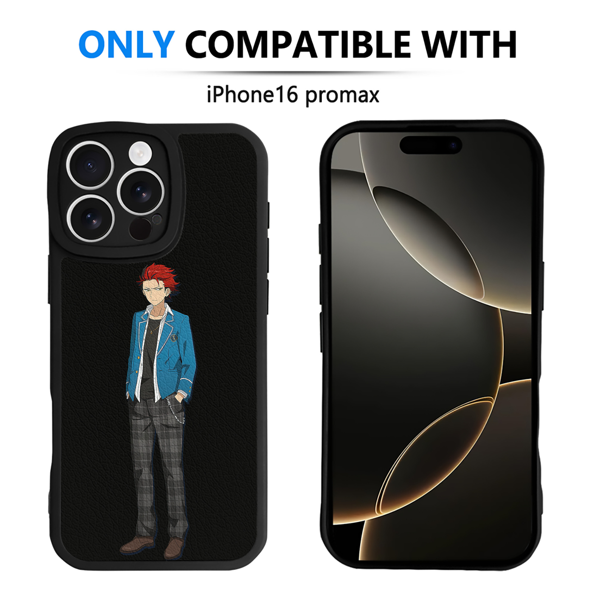 （画像用） あんさんぶるスターズ! Ensemble Stars 【iPhone 16シリーズ対応】シリコンスマホケース（レザー調） 材質：シリコン